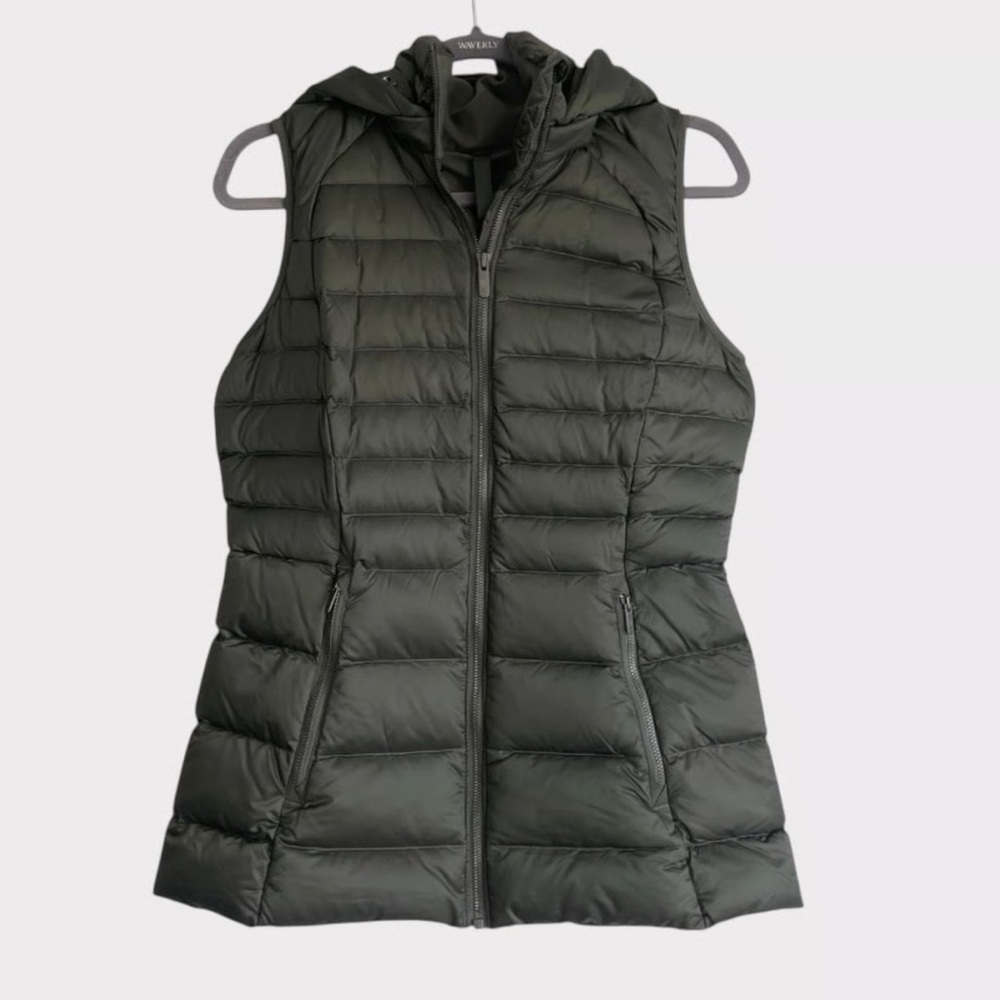 lululemon athletica Dark Green Down- Puffer Vest